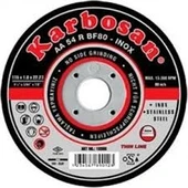 KARBOSAN 25 Adet Inox Metal Kesme Taşı 115x1.0x22 Mm Inox Kesici Disk - 1