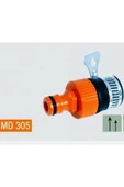 Medalyan Md305 Kelepçeli Musluk Adaptörü 3/4 Md305 Kelepçeli Hortum Eki - 1