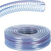 ÇELİKEL 11/4 Şeffaf Spral Hortum Lavabo Hortumu 50 metre Top - 1