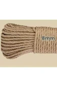 DEBA 8 Mm 200 Metre Jüt Halat Ip Dekoratif Hasır Ip Kendirye - 1