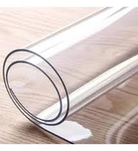 Emek Şeffaf Pvc Masa Örtüsü 1,7 Mm Masa Koruyucu Saydam Renk Masa Sehpa Için Kolay Temizlik 100x100 - 1