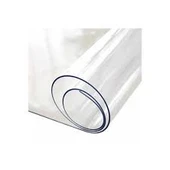 Emek Şeffaf Pvc Masa Örtüsü 1,7 Mm Masa Koruyucu Saydam Renk Masa Sehpa Için Kolay Temizlik 100x140 - 1