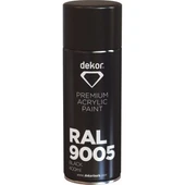 Dekor Casati Sprey 400 ml Düz Mat Siyah Ral 9005 - 1