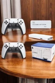 4K HD Görüntü Kaliteli Retro Game Stick 20000 Oyunlu Çift Kollu Beyaz Game Stick - 2