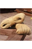 Gereksiz Şeyler Dekoratif Halat 12mm Jüt Halat Kendir Urgan Halat Ip 10 Metre - 2