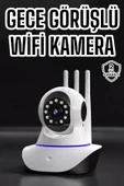 Ev Kamerası Wifi Kamerası Video Kayıt Çift Yönlü Hareket Sensörü Bebek - 1