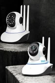 Wifi Kamerası Çift Yönlü Bebek Güvenlik Kamerası Gece Görüşlü - 5