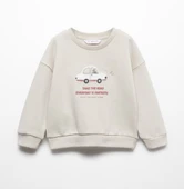 Mango Desenli pamuklu sweatshirt - 2