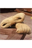 Gereksiz Şeyler 8mm Jüt Halat Kendir Urgan Halat Ip 40 Metre Dekoratif Halat - 2