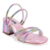 Dagoster DJA76-ASK16 Gökkuşağı Ortopedik Kız Çocuk Abiye Ayakkabı - 1