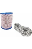 ZUBİZUBİ 10 Metre 6 Mm Kalınlık Örgü Ip Halat Branda Çadır Tente Bağlama Ip -10mtr - 1