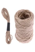 Gereksiz Şeyler 3mm Jüt Halat Kendir Urgan Halat Ip 40 Metre Dekoratif Halat - 1