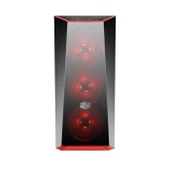 CM MasterBox Lite 5 80+ 600W 3x120mm Kırmızı Led Fanlı Akrilik Ön Panel, Pencereli MidTower Kasa MCW-L5S3-KWNA60 - 1