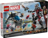 LEGO-76314 Marvel Kaptan Amerika: Kahramanların Savaşı Aksiyon Savaşı - 1