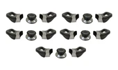 Tencere Tava Sahan Kulp ve Kapak Kulpu Kromajlı Siyah 5 Set - 1