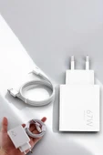 Şarj Aleti 67W Hızlı Şarj Turbo Type-C Uyumlu Şarj Adaptörü Kablosu - 2