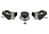 Tencere Tava Sahan Kulp ve Kapak Kulpu Kromajlı Siyah 5 Set - 3