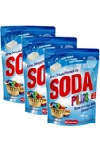 Soda Plus Optik Etkili El ve Matik Çamaşır Sodası 3 x 500 gr - 1