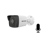 Hikvision DS-2CD1043G0-IUF 4MP+2.8mm Lens+H265+ 30 Metre Gece Görüşü+SD Kart+PoE+Dahili Mikrofon+ IP Bullet Kamera - 1