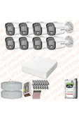 HIKVISION COLORVU GECE 7/24 RENKLİ 8 KAMERALI SET 1TB HDD - 1
