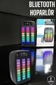 Bluetooth  Hoparlör Mikrofonlu Speaker Taşınabilir Şarjlı - 1