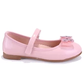 Dagoster DJA76-HY10002 Pudra Rugan Ortopedik Kız Çocuk Babet Ayakkabı - 2