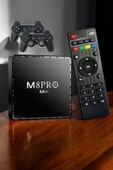 TV Box Çift Oyun Kollu 10000 Oyunlu Atari - 5