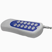 433MHz Kablosuz Uzaktan Kumanda 12 Buton Teleskopik Anten Garaj Otomatik Kapı Kepenk Bariyer Alarm Lamba Motor Kontrol Otopark Akıllı Ev Radyo Elcik EV1527 PT2264 2262 2260 2240 HCS301 - 4