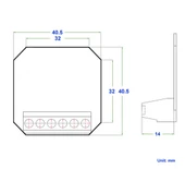 Plastik Elektronik Proje Kutusu 45x50x20mm Beyaz Elektronik Devre Prototip Wifi Iot Ble Akıllı Ev Buton Ses Zil Kapı Giriş Otomasyon - 10