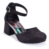 Dagoster DJA76-YB101KY Siyah Ortopedik Kız Çocuk Abiye Ayakkabı - 1