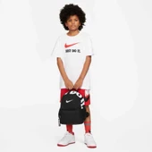 Nike Brasilia Just Do lt Backpack (MİNİ) Black/Black (Glossy White) Misc - 6