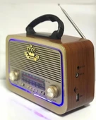 Everton SHOP-RT-301 Nostaljik Görünümlü Bluetoothlu Mp3 Çalar Radyo Müzik Kutusu RT301 - 1