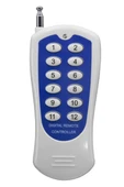 433MHz Kablosuz Uzaktan Kumanda 12 Buton Teleskopik Anten Garaj Otomatik Kapı Kepenk Bariyer Alarm Lamba Motor Kontrol Otopark Akıllı Ev Radyo Elcik EV1527 PT2264 2262 2260 2240 HCS301 - 1