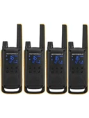 Motorola T82 Extreme Quadpack 4 Adet Pmr Telsiz  Ithalatçı Garantili Kulaklık Dahil - 3
