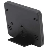 Saat Nem Sıcaklık Ölçer Zaman Hava Durumu Isı Gösterge Dijital Ekran Termometre Ev Oda Ofis Kuluçka Sera Depo Medikal thumbnail 7