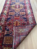 116x313 cm El Dokuma Yolluk, Canlı Renkler ve Harika Desenler, Antika Anadolu Yün Halısı, Şık Ev Dekoru - 7