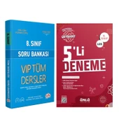 Editör Yayınları 8. Sınıf VİP Tüm Dersler Soru ve Ünlü 5 li Deneme Seti 2 Kitap - 1