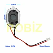 Hoparlör 1.5W 8ohm 20x30mm 10cm Kablolu Mini Speaker Ses Müzik Amfi Ürün Müze Otomobil Telefon Sesli Yönlendirme Oyuncak Tablet Telefon thumbnail 2