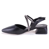 Dagoster DZA07-1143311 Siyah Klasik Topuklu Kadın Ayakkabı thumbnail 3