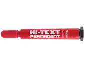 Hi-Text Markör Permanent Kesik Uçlu Kırmızı 830PC - 2