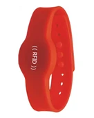 13.56Mhz Rfid Manyetik Bileklik Kırmızı Su Geçirmez Silikon Proximity Göstergeç 13.56 Mhz Kapı Geçiş Personel Takip Depo Havuz ISO1443-3A thumbnail 1