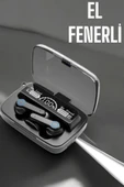 Bluetooth Kulaklık Powerbankli Dijital Göstergeli Dokunmatik Kontrol - 2
