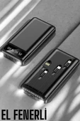 Powerbank 20.000 Mah Dijital Göstergeli LCD Ekran Uzun Pil Ömrü - 2