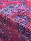 103x275 cm Muhteşem Renkli Yolluk, El Dokuma Vintage Yolluk, Modern Bohem Stili Halı, Harika Kondisyon - 7