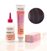 TANİS COLOR-IT (100 ML) Permanent Saç boyası 7.11 (Kumral Yoğun Küllü) - 1
