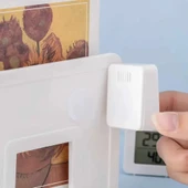 45mm Mini Nem Sıcaklık Ölçer Hava Durumu Isı Gösterge Dijital Ekran Termometre Ev Oda Ofis Kuluçka Sera Depo Medikal - 4