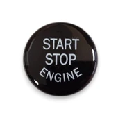 BMW 3 Serisi E90 2005-2011 Start Stop Basma Düğmesinin Kapağı Siyah - 1