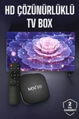 TV Box Android Uyumlu 4 Çekirdekli WİFİ Bağlantılı 4K - 1
