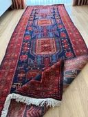 115x310 cm Canlı Renkli Yolluk, El Dokuma NostaljikHalı, Mükemmel Kondisyonlu Yolluk, Ev ve Ofis Dekoru - 7