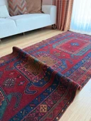 108x303 cm Vintage Nadir Desenli Yolluk, El Dokuma Anadolu Yolluk, Şık ve Benzersiz Halı, Harika Ev Dekoru - 5